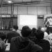 Sesi diskusi dan refleksi pasca nobar film "A Taxi Driver" yang difasilitasi oleh  Imamul Hak (HMJ Sosiologi Agama/ Lisa)