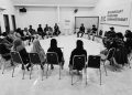 Suasana proses pembukaan lokakarya dan refleksi bersama Passe'reanta, Jagad Samudera dan Cita Tanah Mahardika di Aula Rumah Aman Sulsel, Makassar. (Rizal Karim/ Cita Tanah Mahardika)
